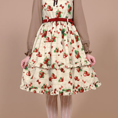 Mellow Strawberry Sleeveless Dress