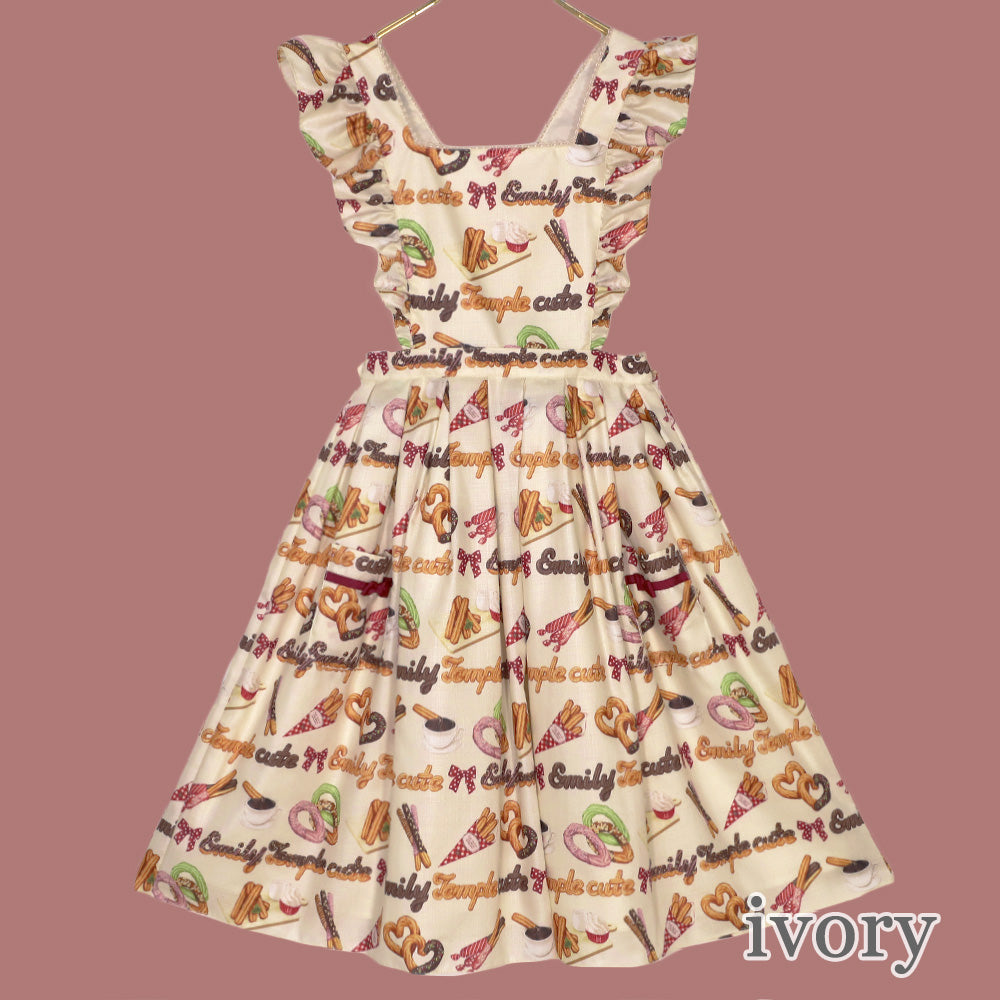 churros apron dress