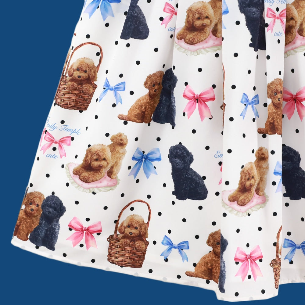 toy poodle sleeveless dress