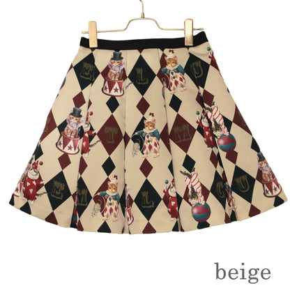 CIRCUS CATS Pleats Skirt