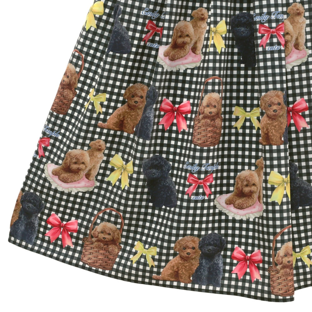 toy poodle sleeveless dress