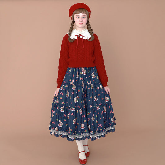 Pre-Order Berry Bunny Skirt