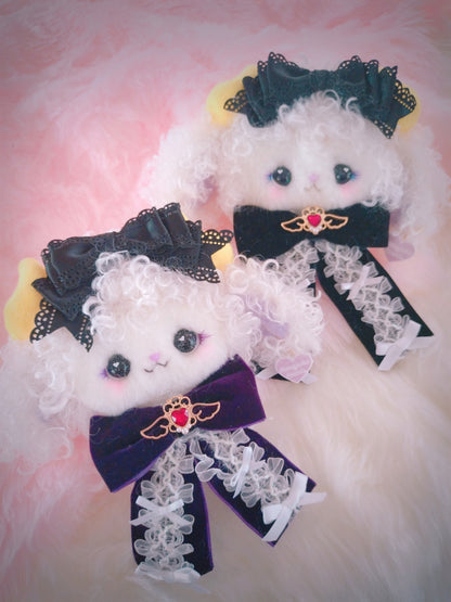 Koko-chan Brooch - Black x Purple (Harajuku Hearts Exclusive)