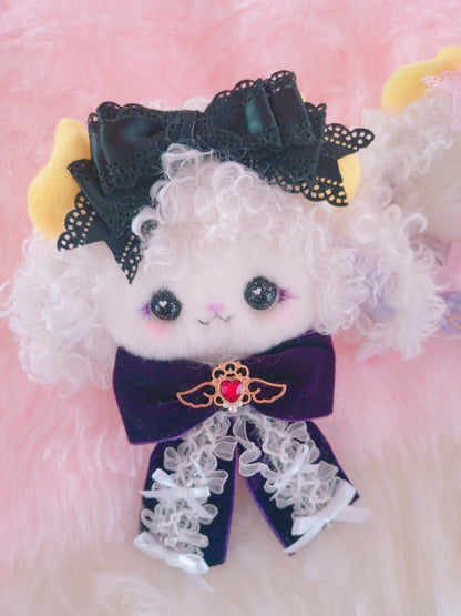 Koko-chan Brooch - Black x Purple (Harajuku Hearts Exclusive)