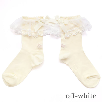 Logo Lace Socks