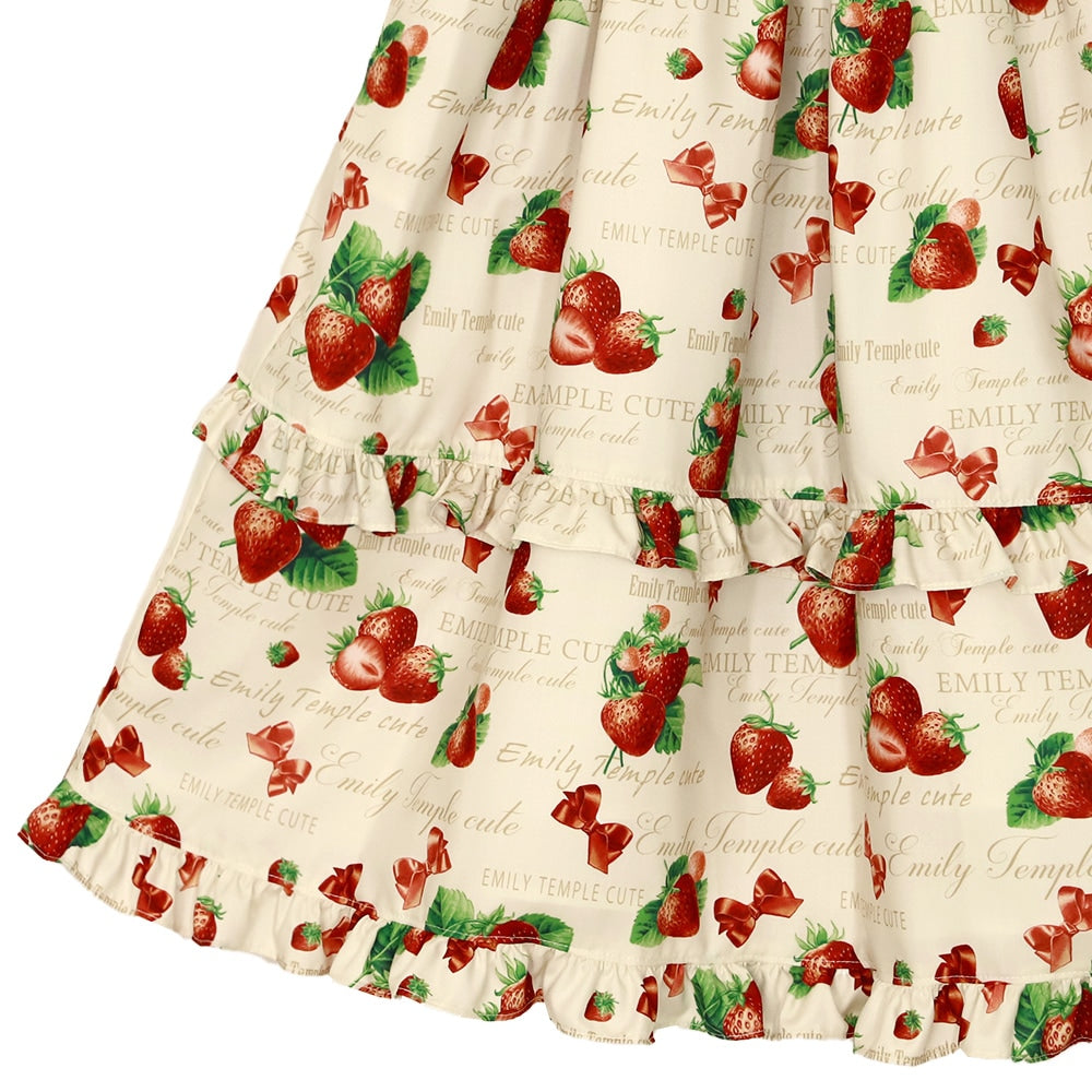 mellow strawberry sleeveless dress