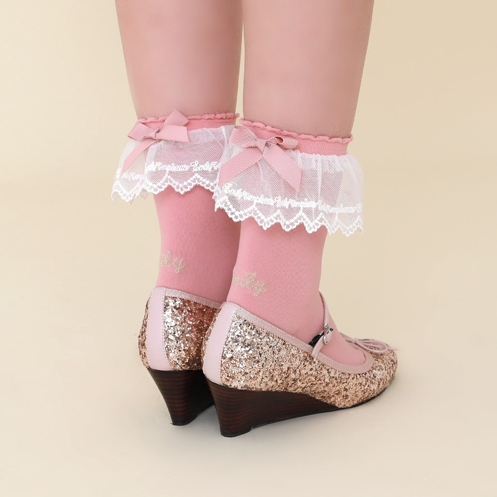 logo lace socks