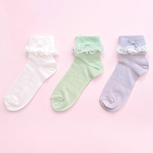 Organdy Ribbon Socks