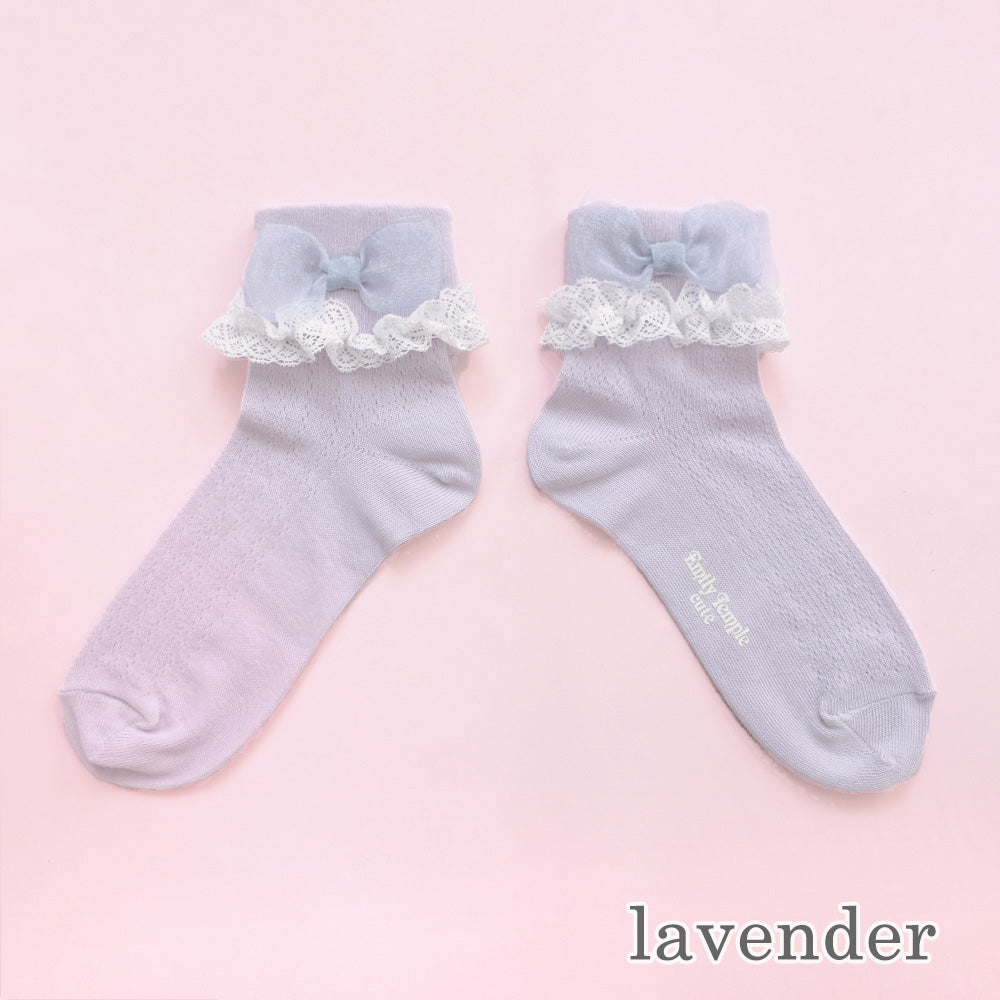 organdy ribbon socks