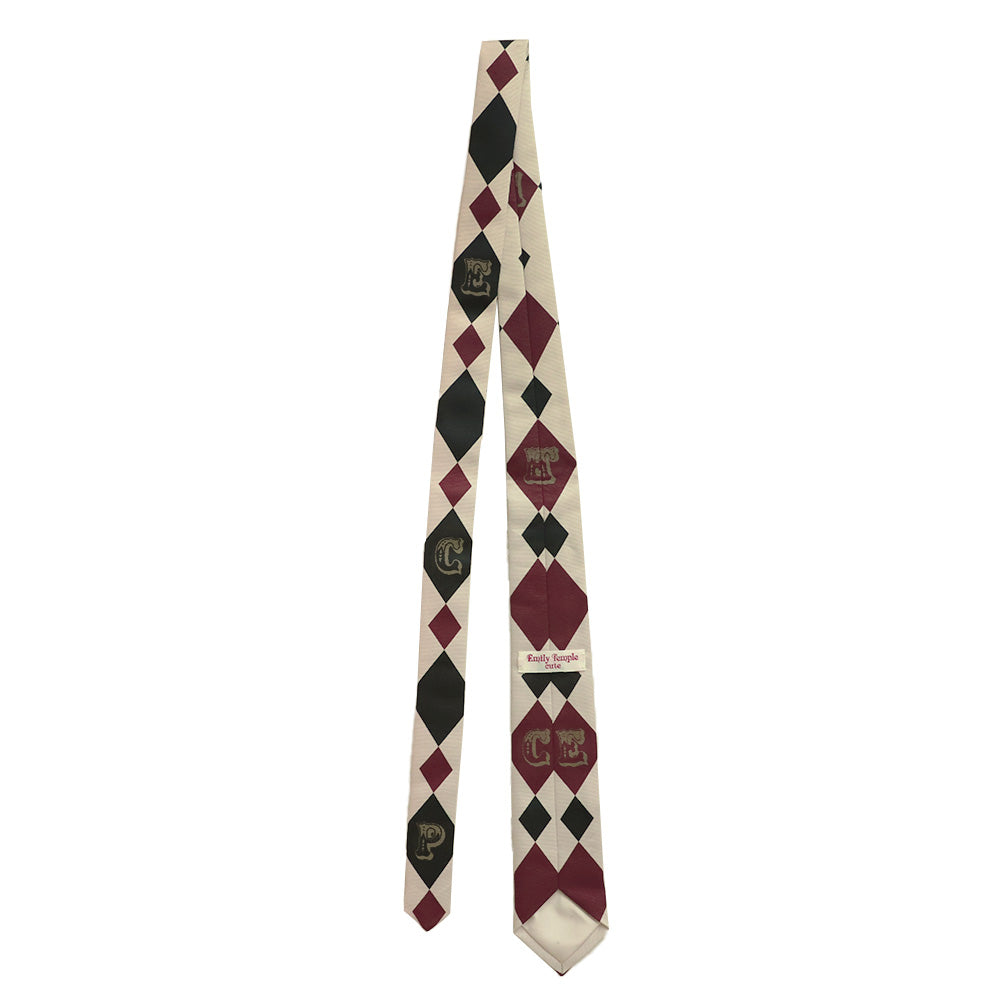 diamond logo necktie