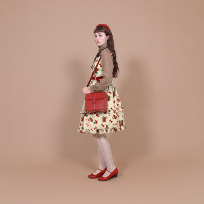 Mellow Strawberry Sleeveless Dress