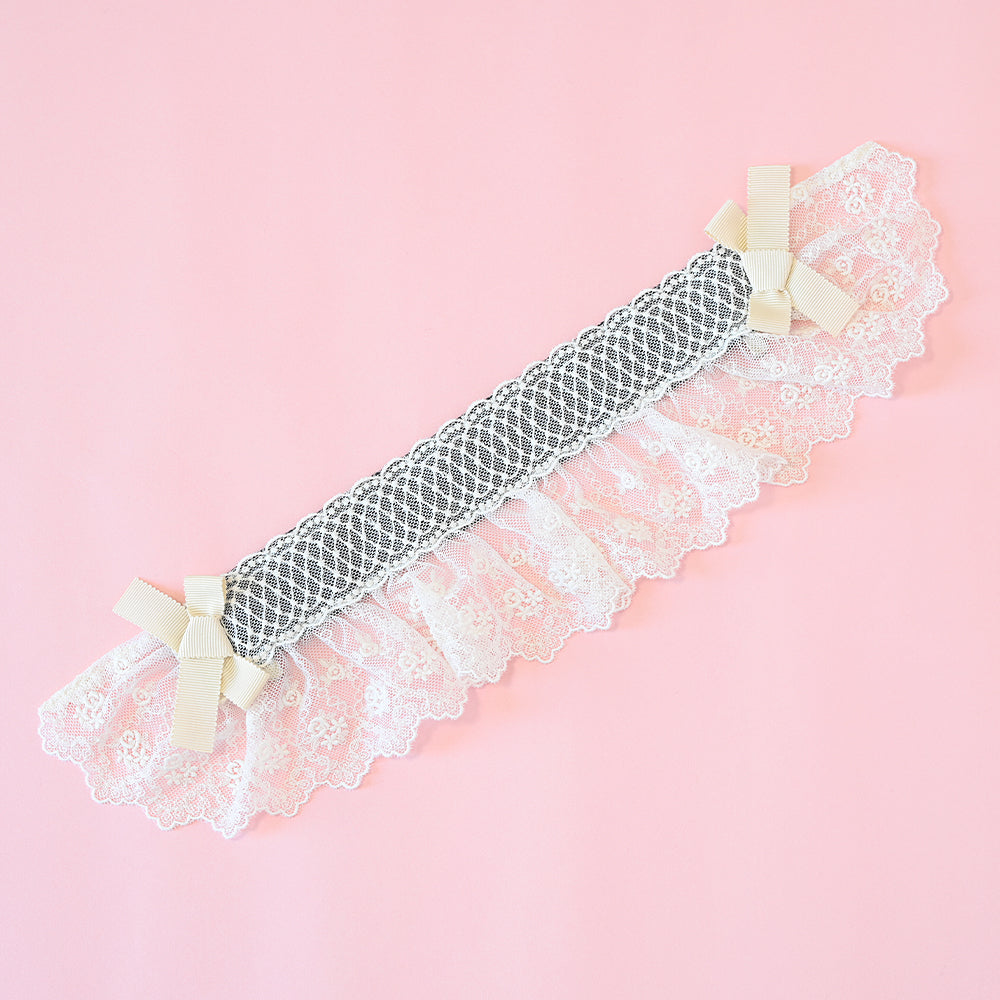 lace brim hair clip