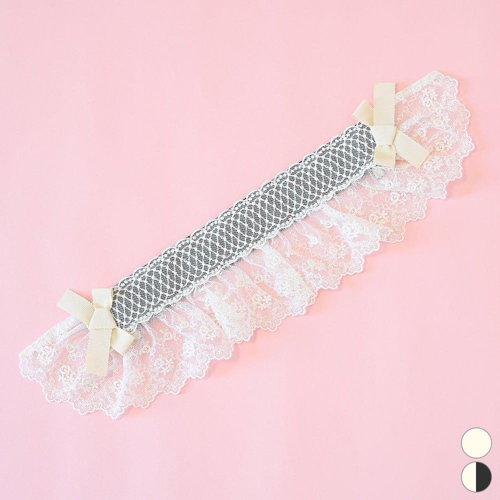 lace brim hair clip