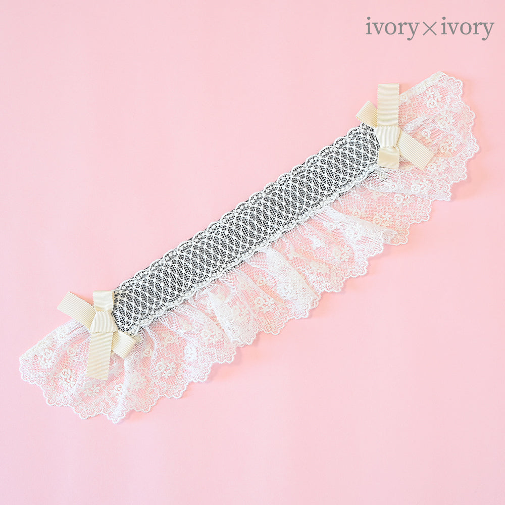 lace brim hair clip