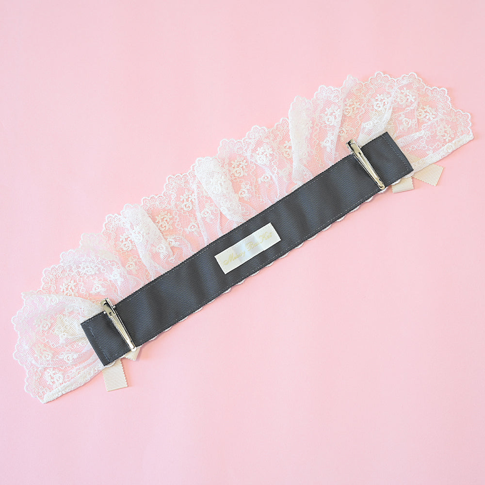 lace brim hair clip