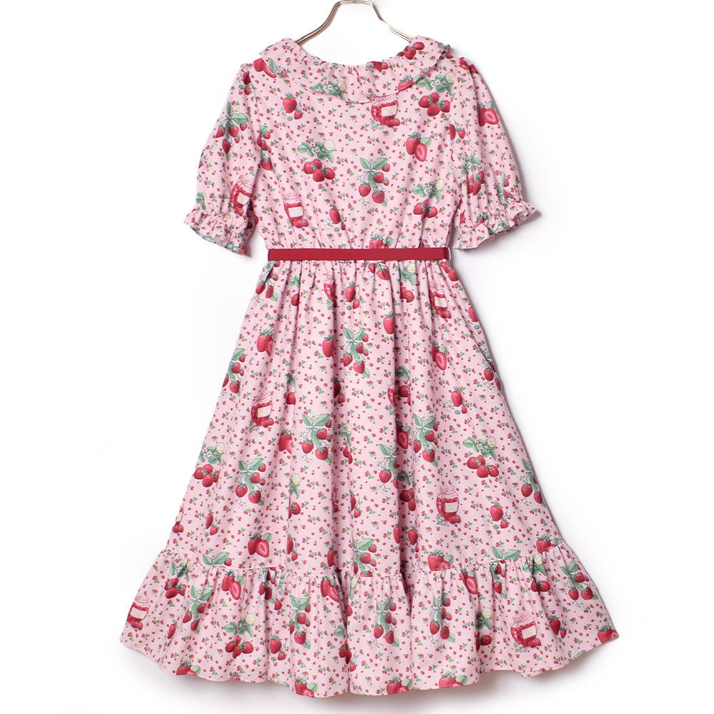 Strawberry Jam Front Button Dress