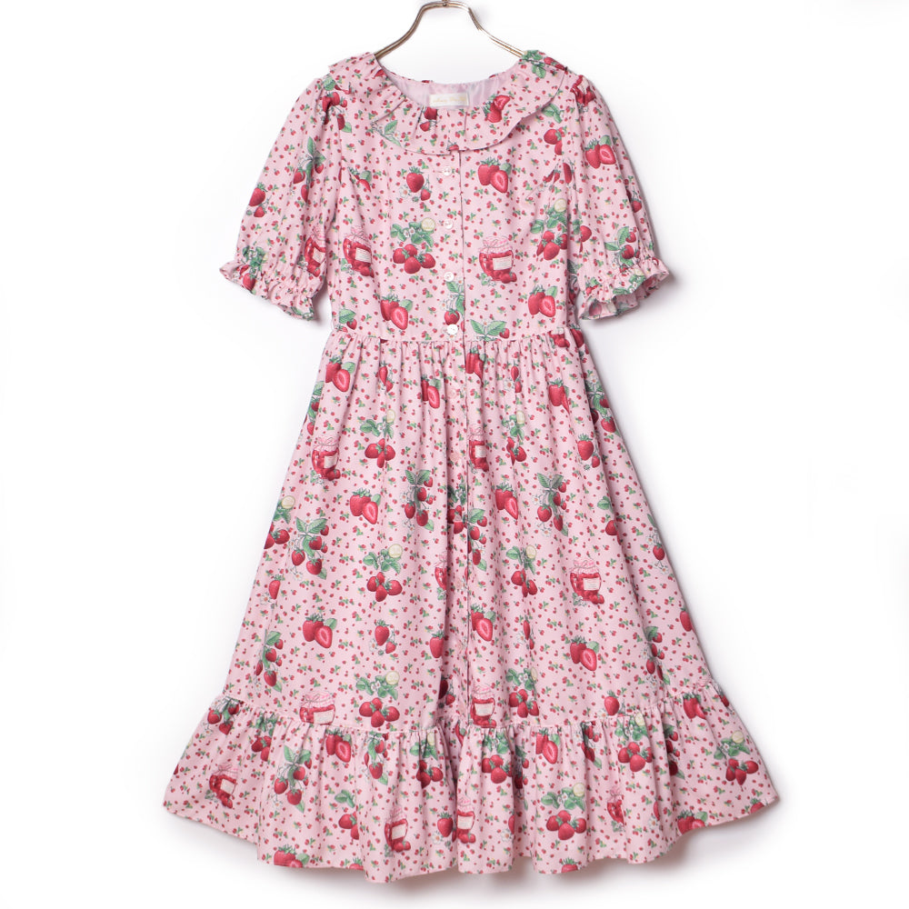 Strawberry Jam Front Button Dress