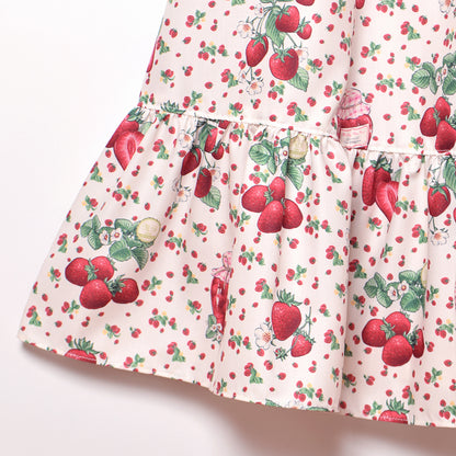 Strawberry Jam Front Button Dress