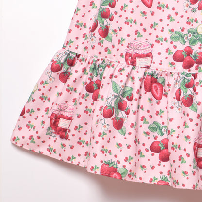 Strawberry Jam Front Button Dress