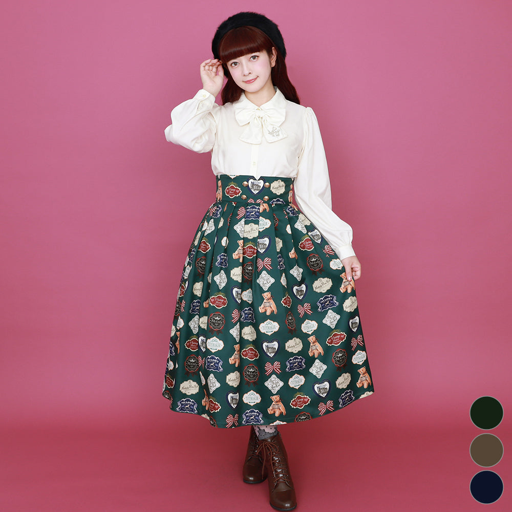 bear label skirt