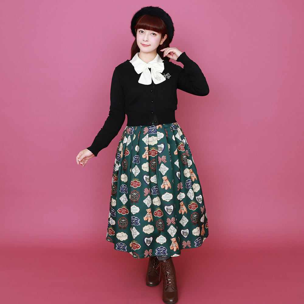 bear label skirt