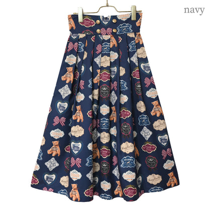 Bear Label Skirt