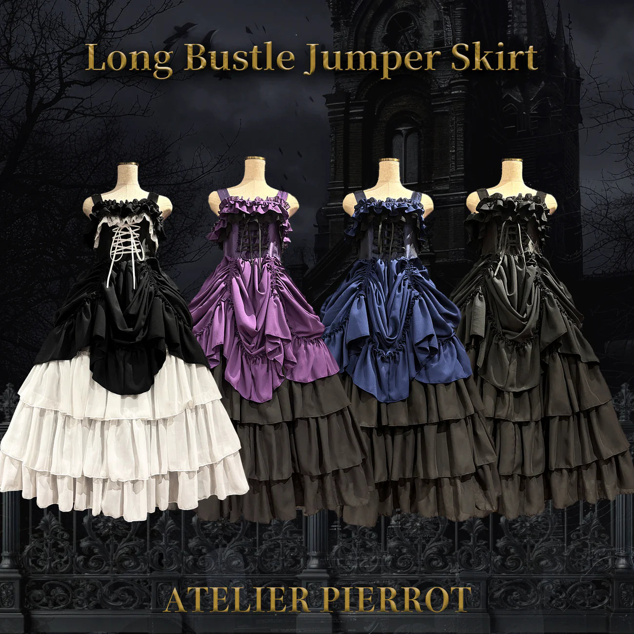 long bustle jumperskirt