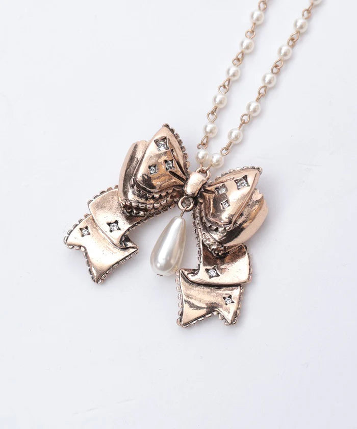 ribbon necklace