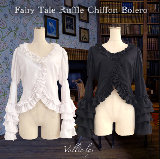Fairy Tale Ruffle Chiffon Bolero