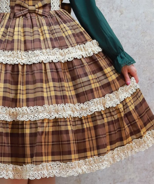 Tartan Check Jumperskirt