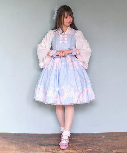 Sakura Pattern Jumperskirt