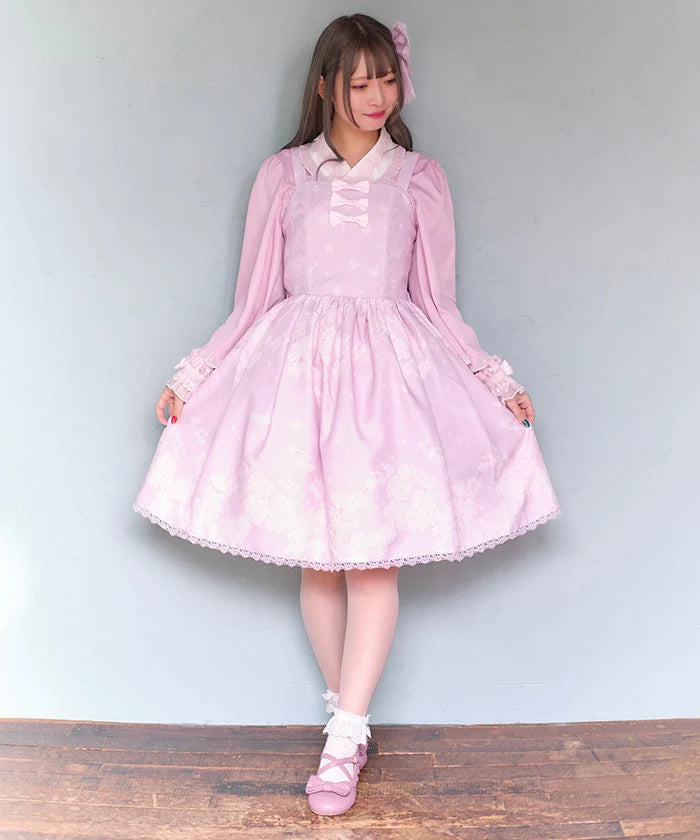 sakura pattern jumperskirt