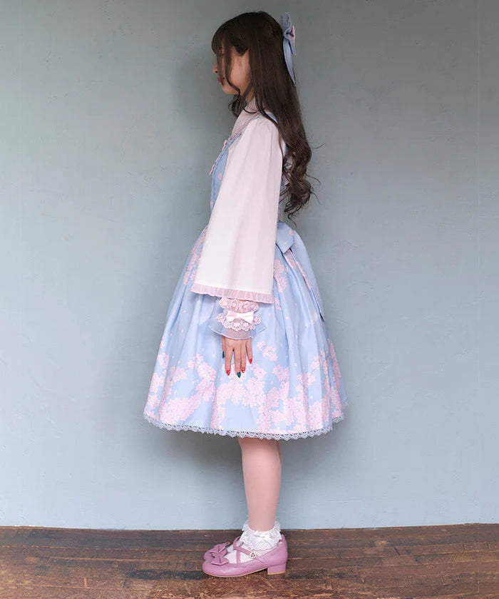 sakura pattern jumperskirt