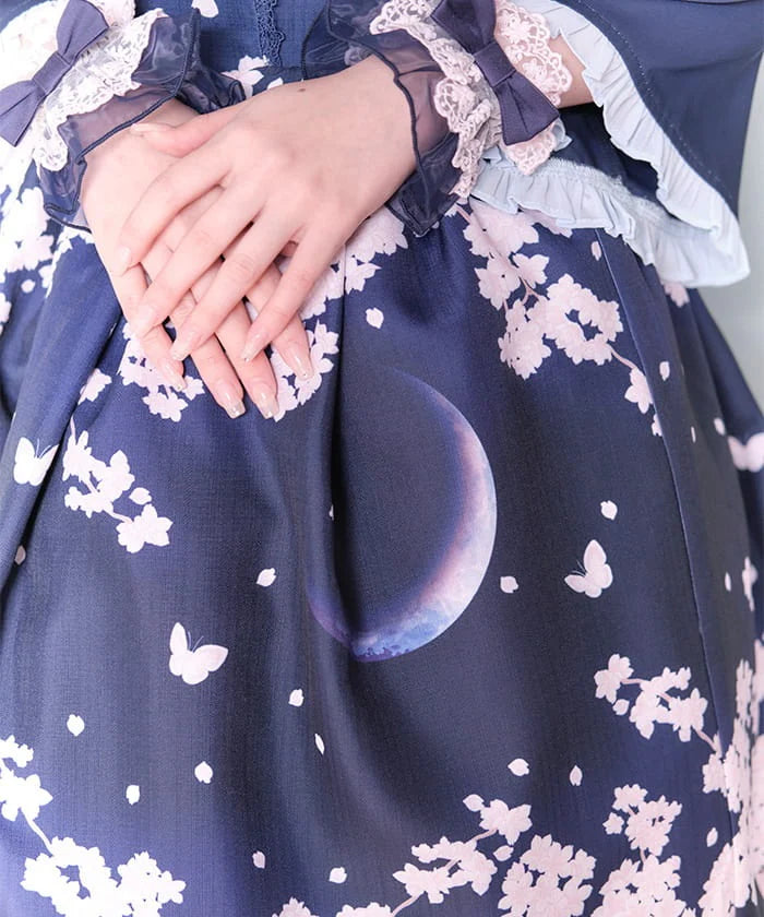 sakura pattern jumperskirt