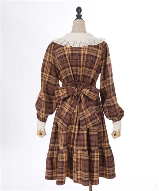 tartan check dress