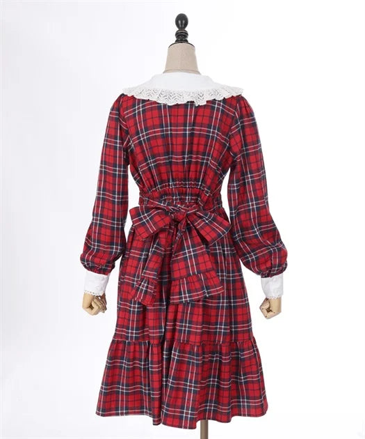 tartan check dress