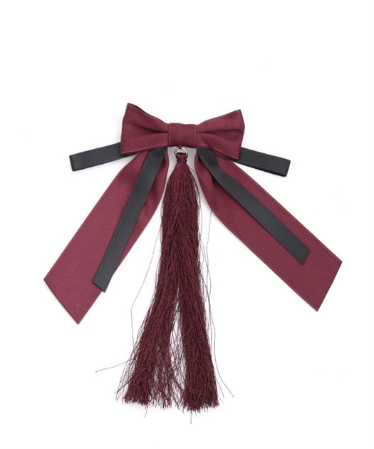 Tassel Ribbon Barrette Set