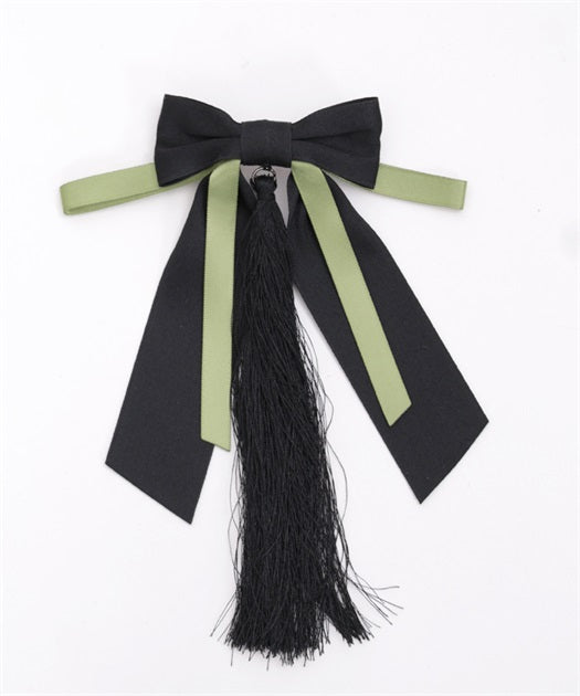 Tassel Ribbon Barrette Set