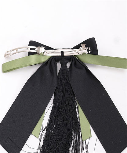 Tassel Ribbon Barrette Set