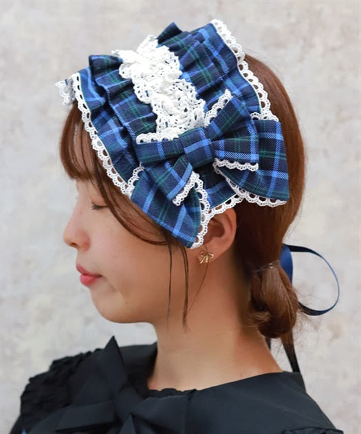 Tartan Check Headdress