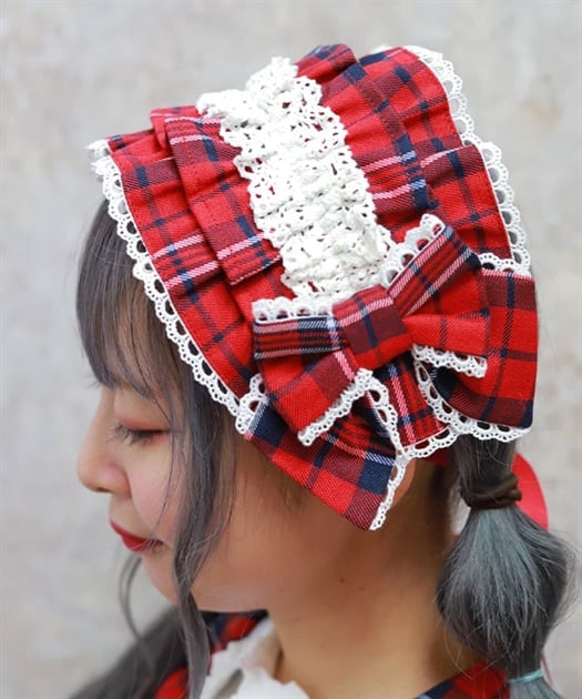 Tartan Check Headdress