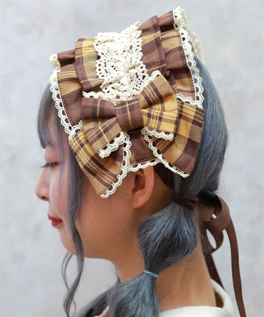 Tartan Check Headdress