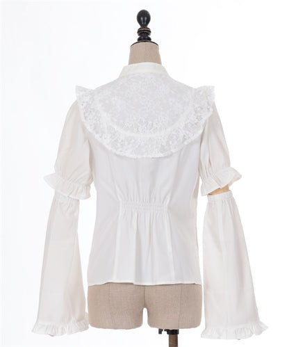 Chinese Button Blouse With Arm Covers