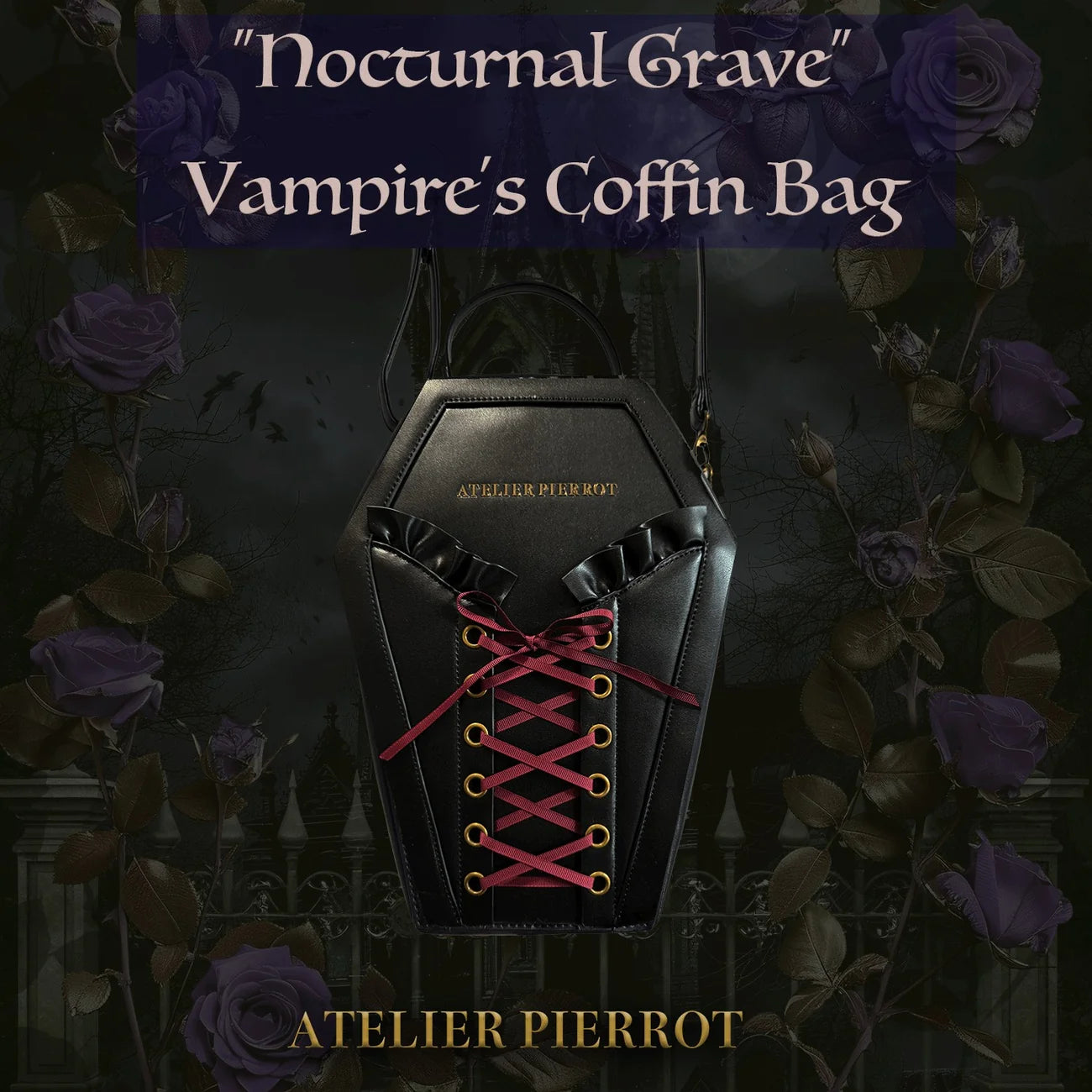 nocturnal grave vampire's coffin bag