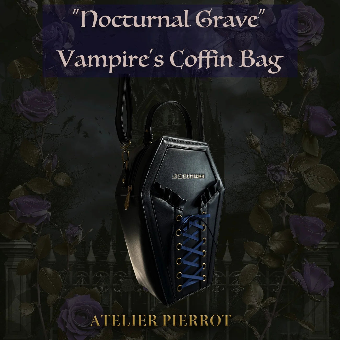 nocturnal grave vampire's coffin bag