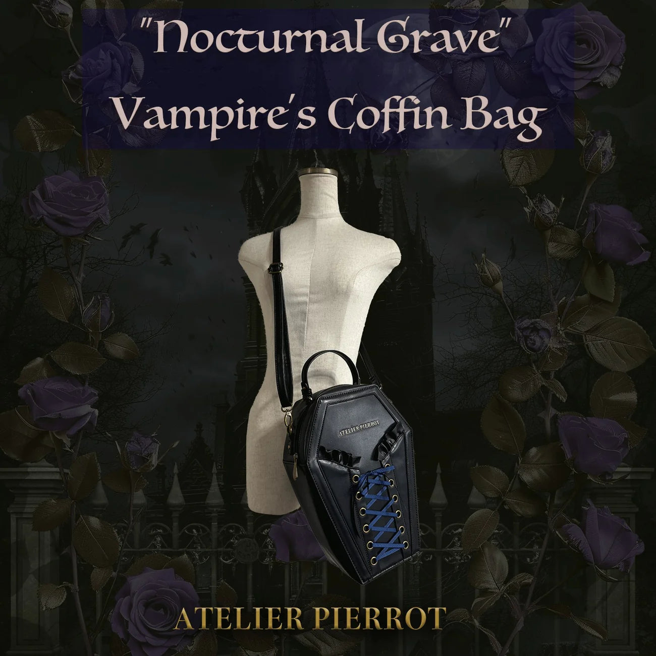 nocturnal grave vampire's coffin bag