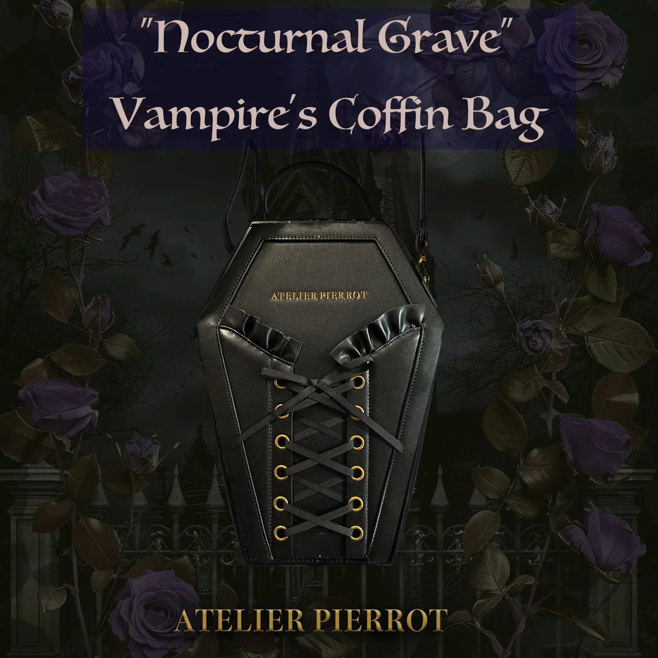 nocturnal grave vampire's coffin bag