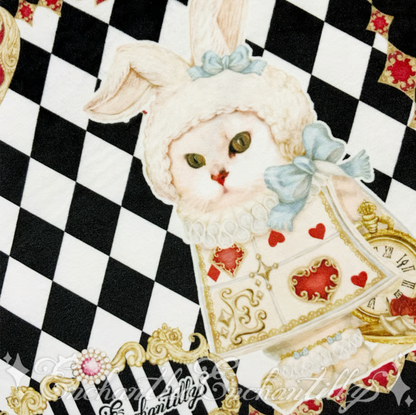 Queen Cat From Wonderland Rug Mat