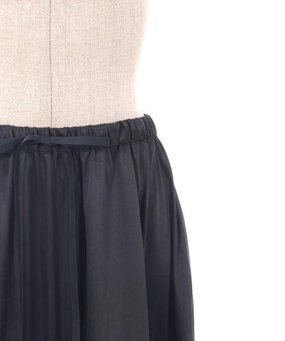 Long Frill Pettiskirt black