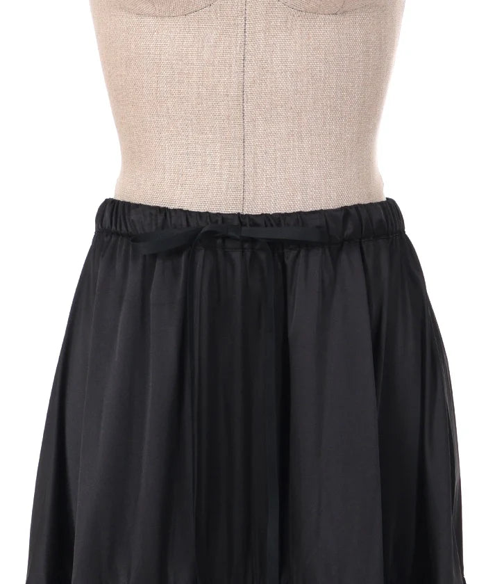 long frill pettiskirt black